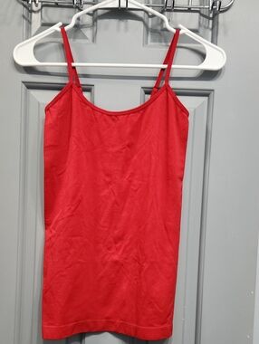 Curfew Red Cami Tank Top